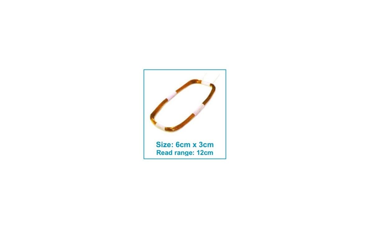 آنتن RFID خارجی 345uH سایز 6x3cm — تصویر ۴