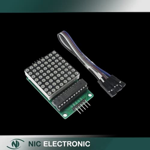 ماژول صفحه نمایش ال ای دی ماتریسی MAX7219 — تصویر ۴
