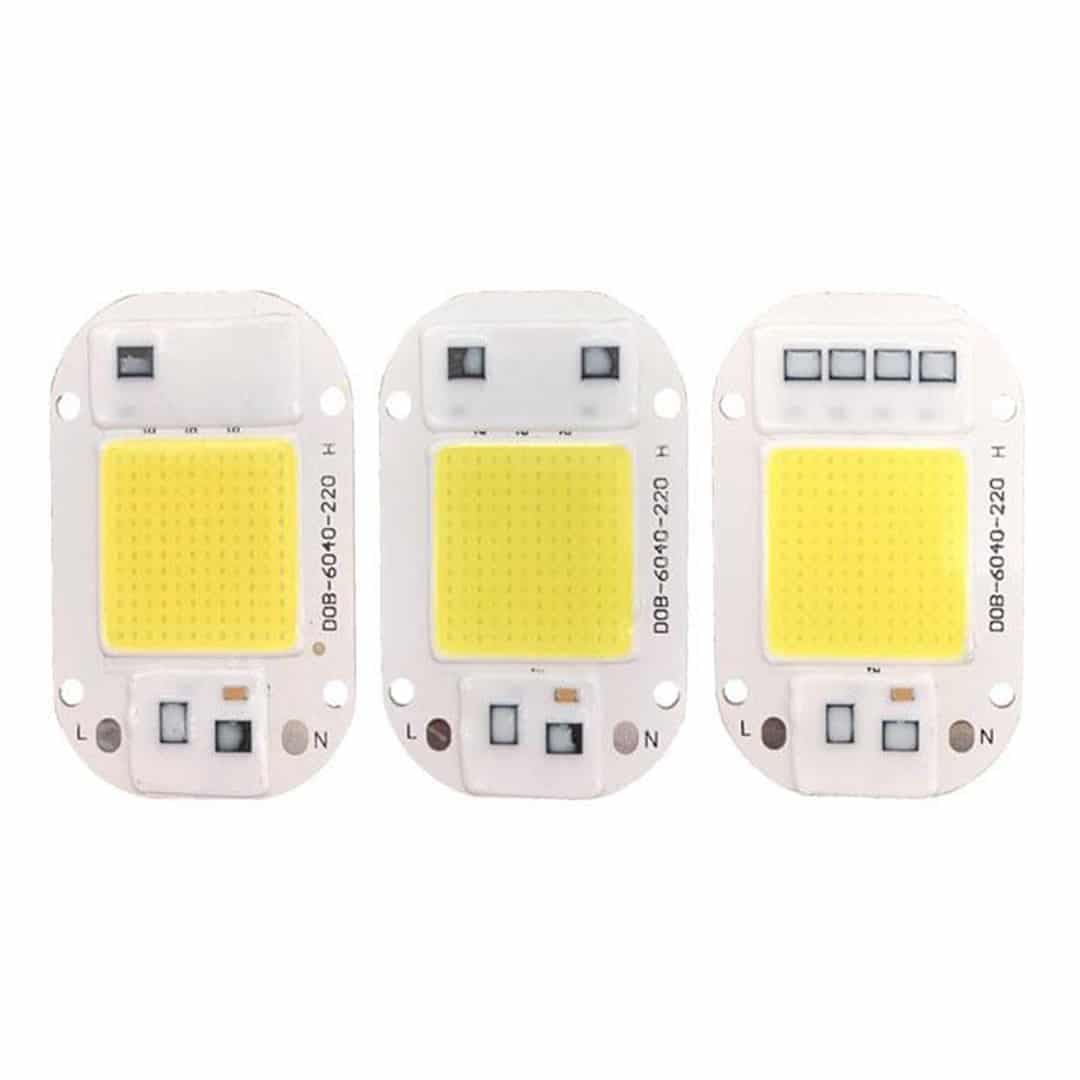 LED COB سفید مهتابی 30W 220V با درایور داخلی — تصویر ۷