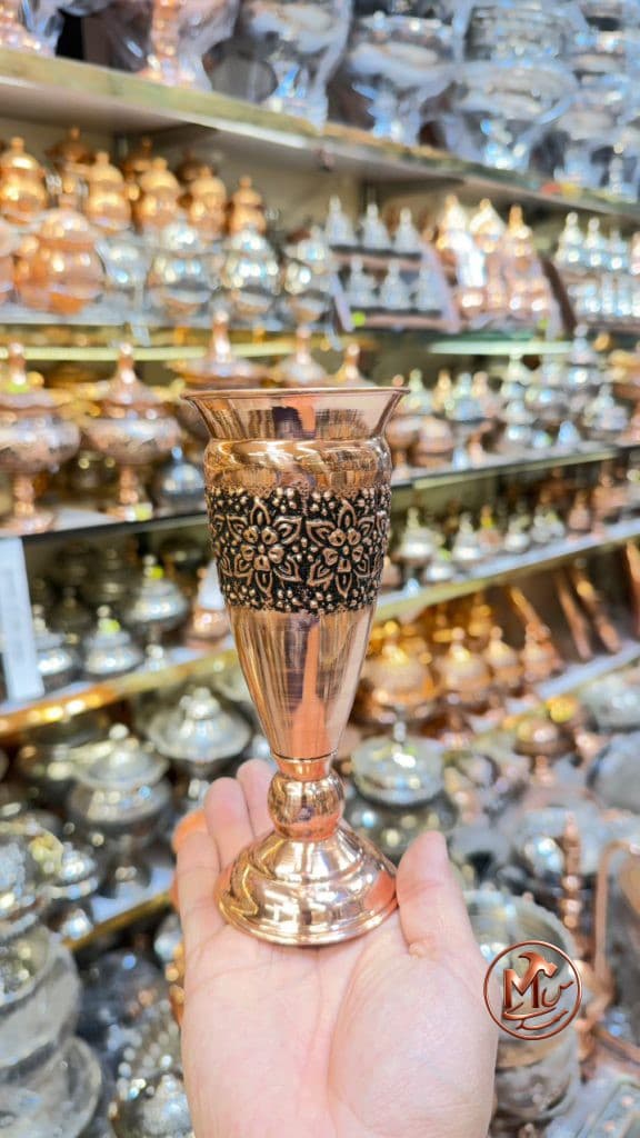 گلدان مسی گلبرگی