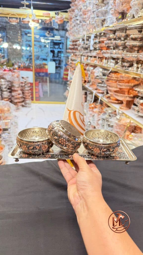 اردو خوری مسی بدون پایه — تصویر ۶