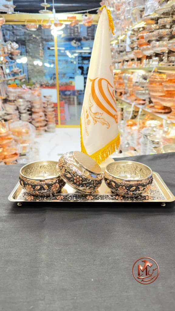 اردو خوری مسی بدون پایه — تصویر ۴