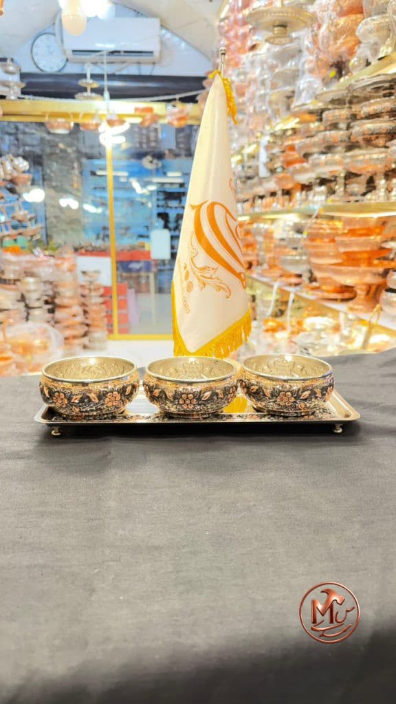 اردو خوری مسی بدون پایه