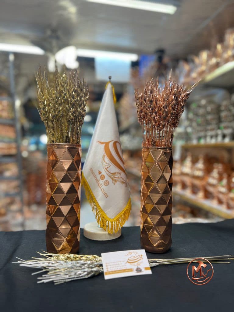 گلدان مسی ۳ بعدی