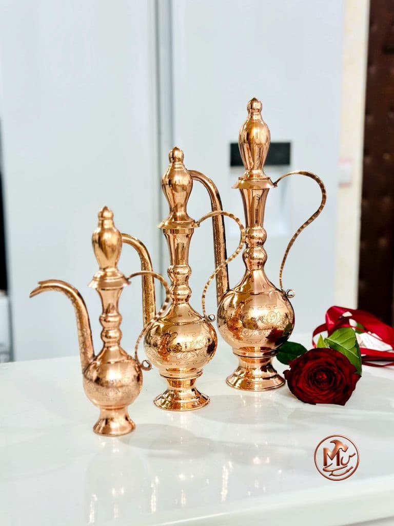 گلاب پاش مسی طرح دار