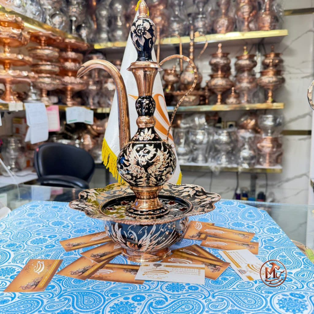 گلاب پاش و لگن گل بلبل