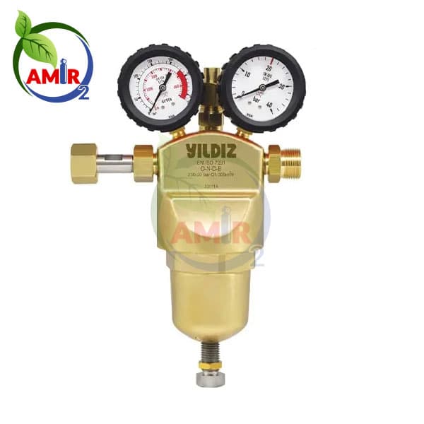 مانومتر دبی بالا ازت 20 بار ایلدیز ترکیه مدل YILDIZ 5050S