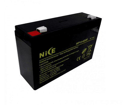 باتری خشک 6 ولت 12 آمپر ساعت – مارک Nice