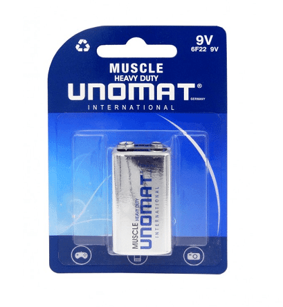 باتری کتابی 9 ولت Unomat – مدل Muscle — تصویر ۳