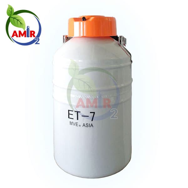 فلاسک نیتروژن مایع MVE مدل ET-7 ازت 8.4 لیتری