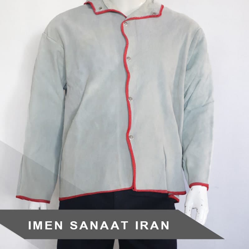 کت تمام چرم جوشکاری — تصویر ۴