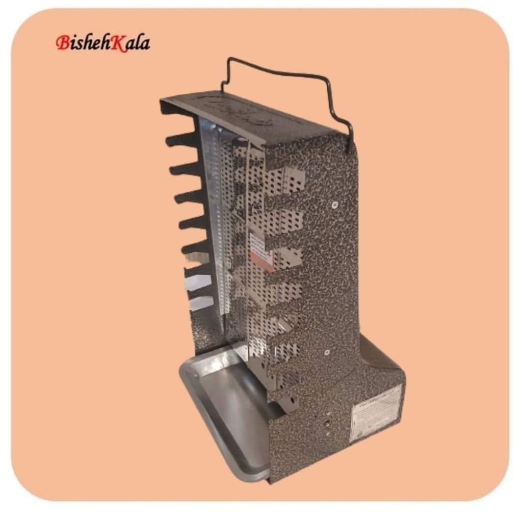 کباب پز خانگی 8 سیخ ایستاده بدون دود آپارتمانی با لوازم کامل کد(61)