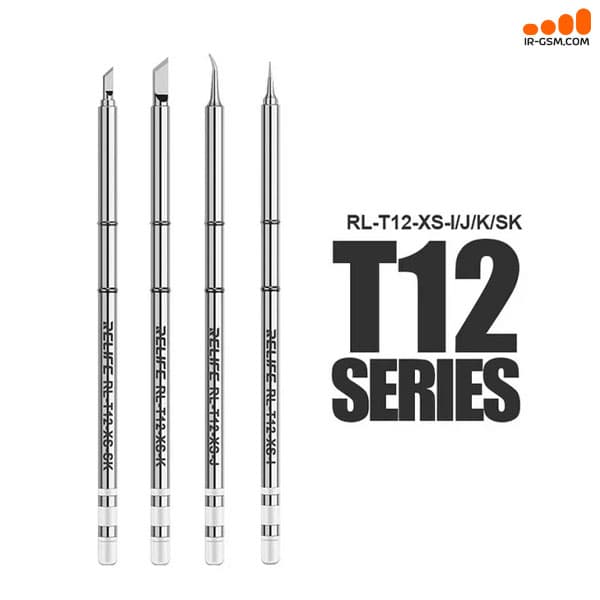 نوک هویه سرصاف/کج/کاتری RELIFE T12-XS-SK-I-J