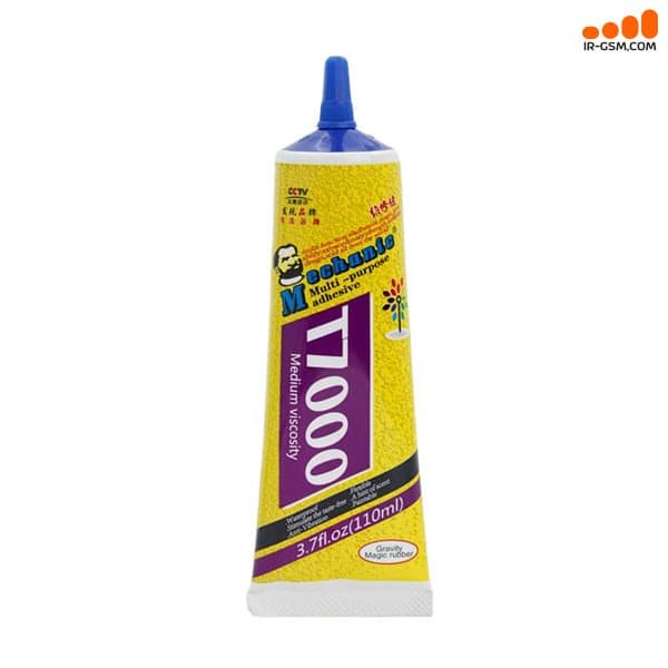 چسب مشکی تعمیرات موبایل مکانیک MECHANIC T7000 110ml — تصویر ۴