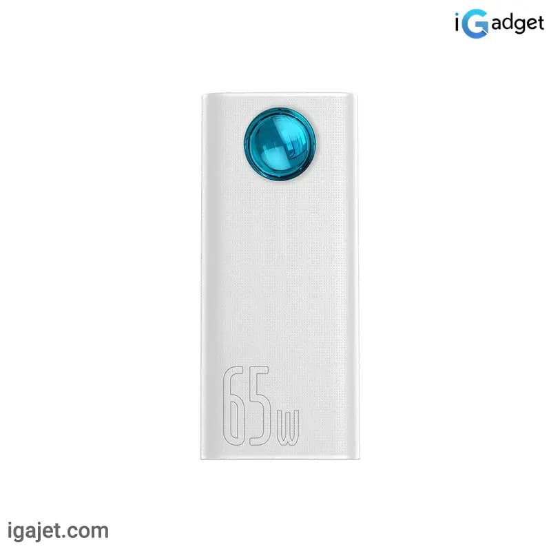 پاوربانک ۶۵ وات باسئوس مدل Amblight ظرفیت 30000 میلی آمپر ساعت — تصویر ۶