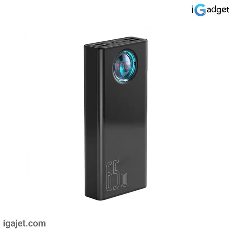 پاوربانک ۶۵ وات باسئوس مدل Amblight ظرفیت 30000 میلی آمپر ساعت — تصویر ۴