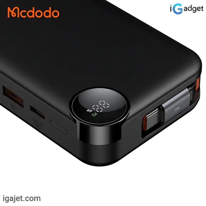 پاوربانک مک دودو مدل MC-387 ظرفیت 10000 میلی آمپر ساعت — تصویر ۹