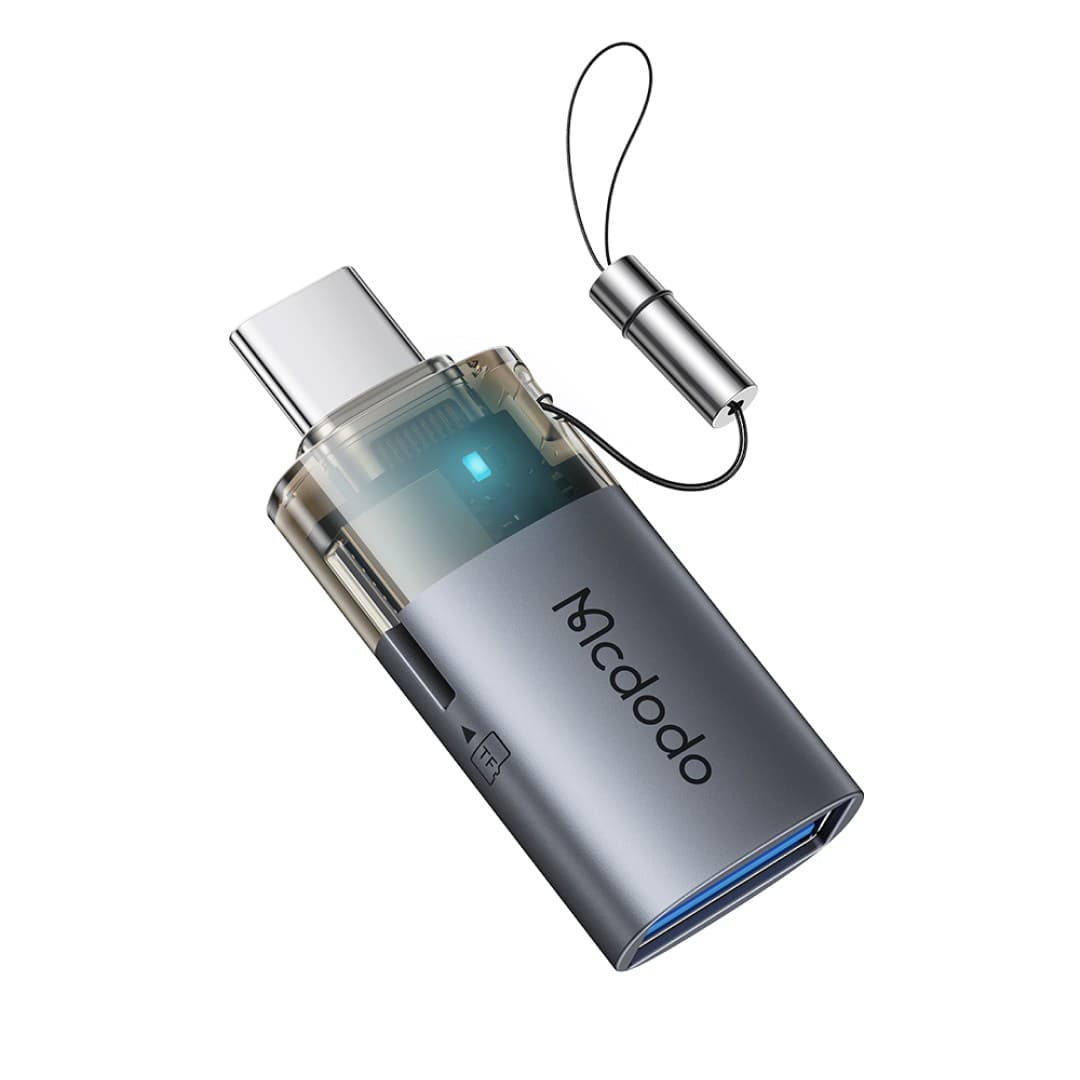 کارت‌خوان و تبدیل USB-A به تایپ سی مک دودو مدل Mcdodo OT-760 — تصویر ۹