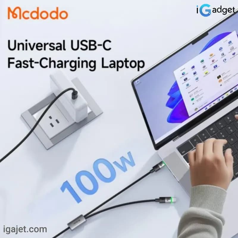 کابل usb-c مک دودو مدل CA-6740 طول 1.5 متر — تصویر ۳