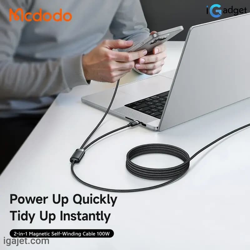 کابل USB-C مک دودو مدل CA-7380 طول 1.5 متر — تصویر ۴