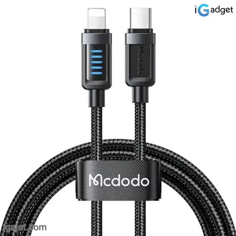 کابل تبدیل USB-C به لایتنینگ مک دودو مدل CA-0340 طول 1.2 متر