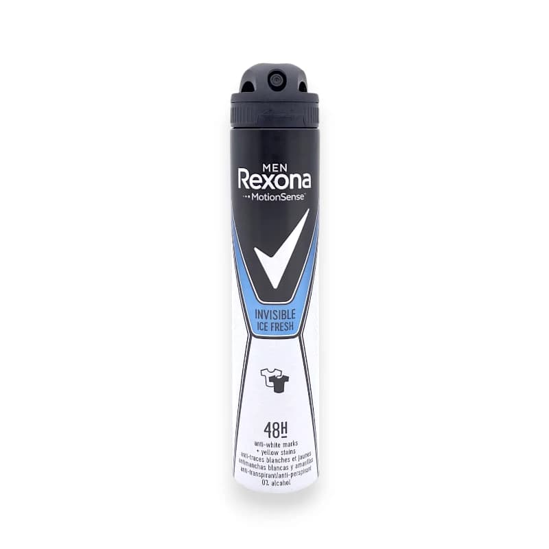 اسپری ضد تعریق مردانه رکسونا مدل اینویزیبل آیس فرش (Rexona Invisible Ice Fresh) – ۲۰۰ میلی‌لیتر
