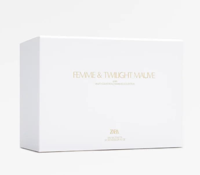 ادوتویلت زنانه فمه زارا و توای‌لایت ماو زارا – Zara Femme & Twilight Mauve Eau de Toilette — تصویر ۳