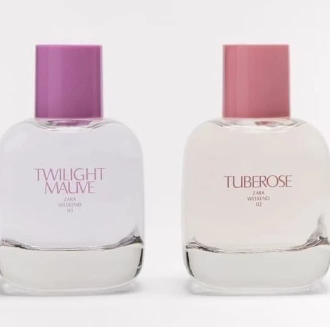 عطر زنانه تیوب رز و توای لایت ماوی زارا – ZARA TWILIGHT MAUVE & TUBE ROSE FOR WOMEN — تصویر ۲