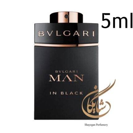 دکانت 5 میل بولگاری من این بلک _ Bvlgari Man In Black 5ml