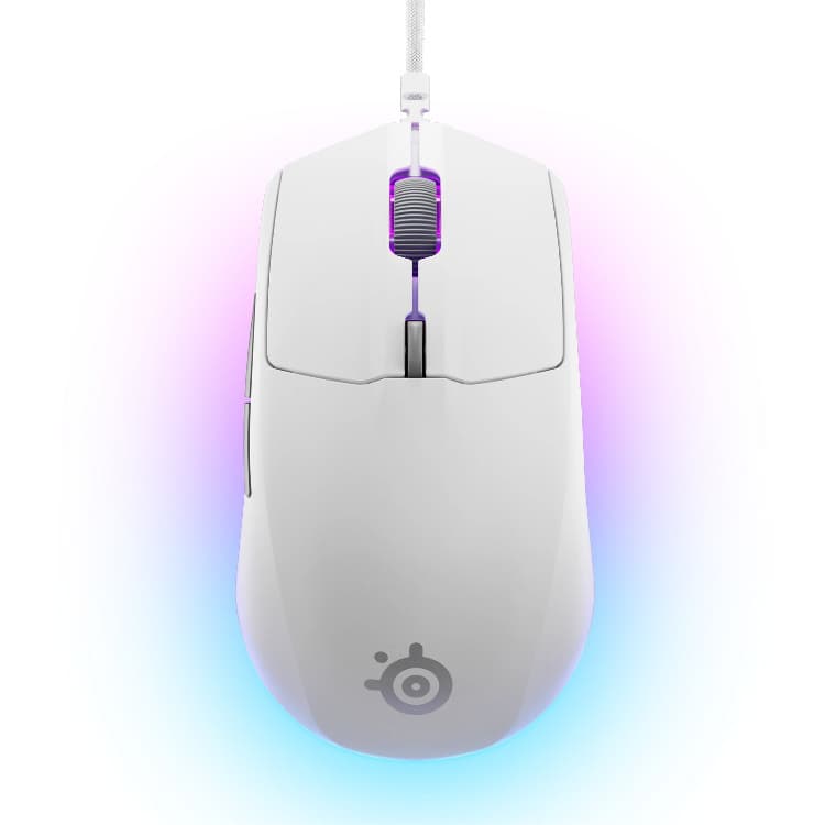 موس گیمینگ SteelSeries Rival 3 Gen 2 سیمی سفید