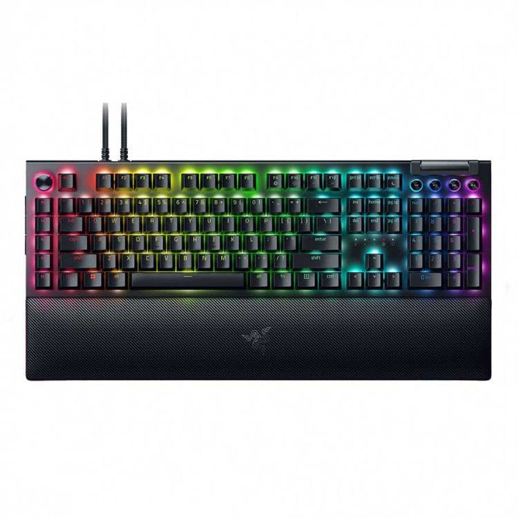 کیبورد ریزر BlackWidow V4 Pro سوئیچ زرد