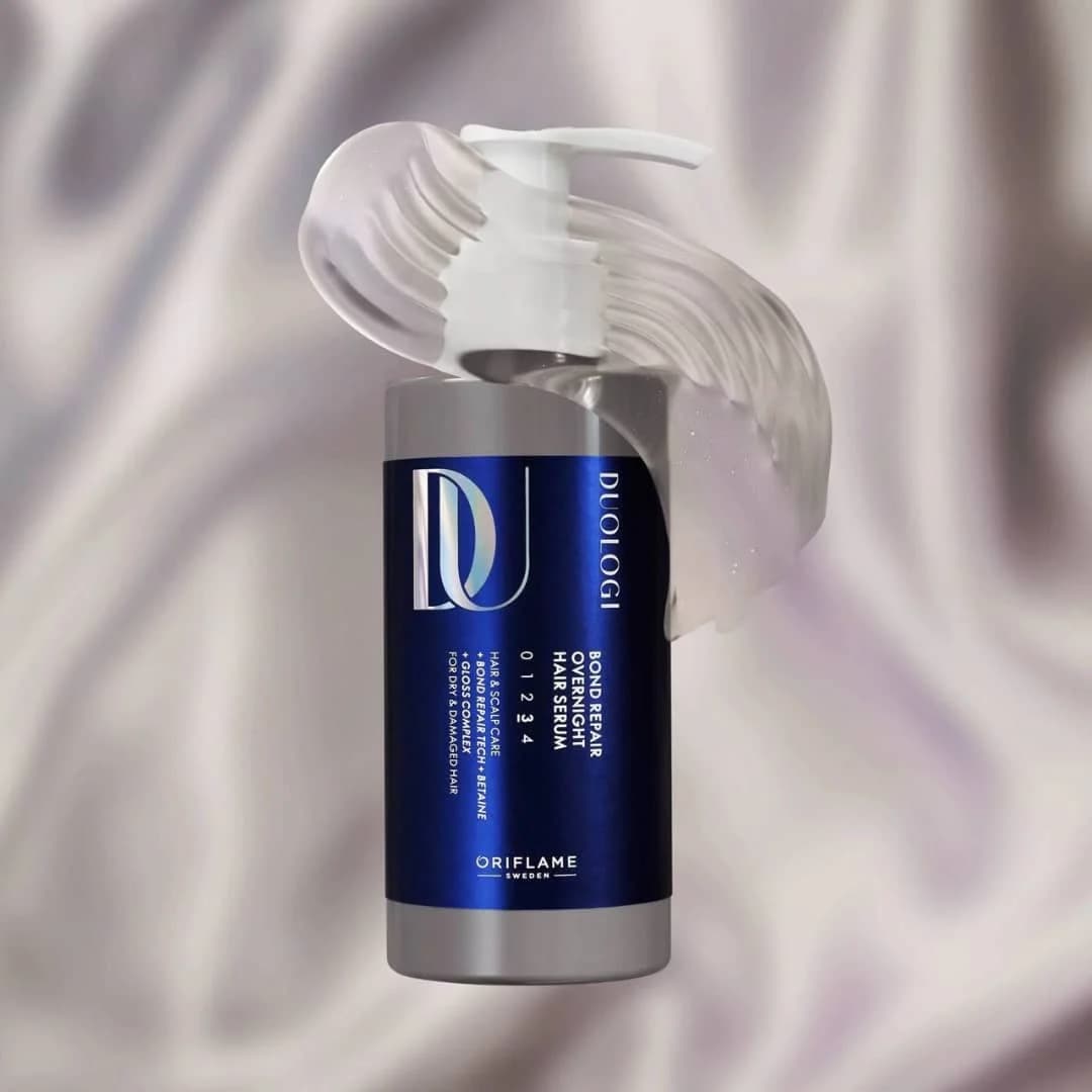 سرم شبانه ترمیم‌ کننده مو دوئولوژی اوریفلیم DUOLOGI Bond Repair Overnight Hair Serum — تصویر ۲