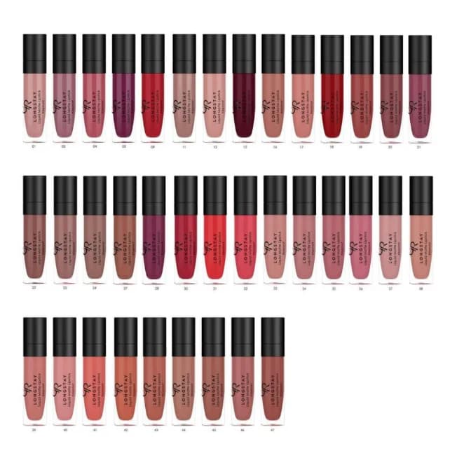 رژ لب مایع مات لانگ استی گلدن رز Golden Rose Long Stay Liquid Matte Lipstick — تصویر ۳