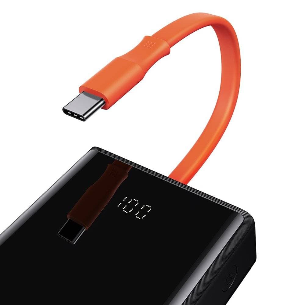 پاوربانک 20000 فست شارژ بیسوس Baseus Elf Digital Display PPJL000001 توان 65 وات با کابل متصل تایپ سی — تصویر ۱۲