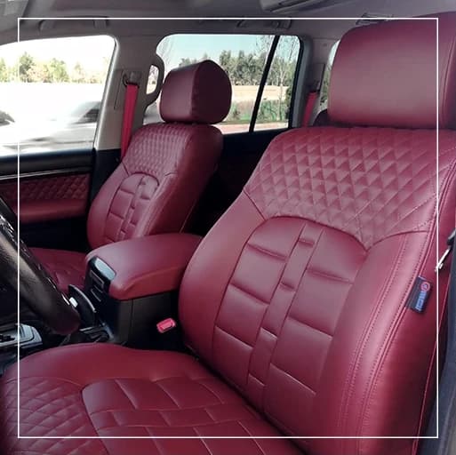 روکش صندلی تویوتا لندکروز Toyota مدل دی اس تالیسمان 3 خط برند R-938) ECCCO)