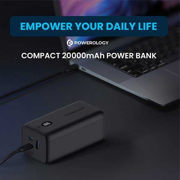 پاوربانک 65 وات 20000 پاورولوژی Powerology Onyx Power Bank PPBCHA19 — تصویر ۱۲