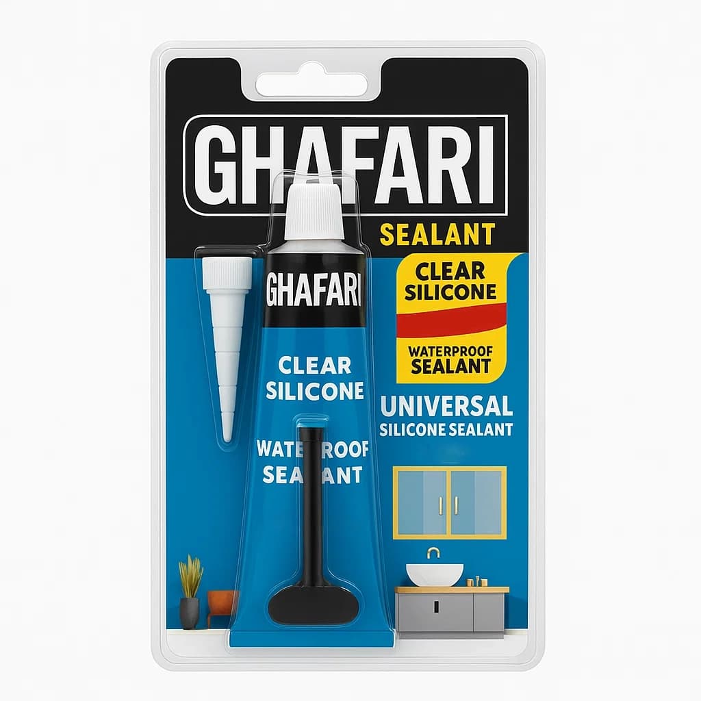 چسب سیلیکون تیوپی مگاسیل 85 غفاری — تصویر ۲