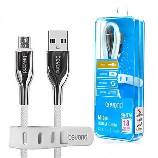 کابل شارژ Micro Usb بیاند Beyond مدل Ba-578 — تصویر ۴