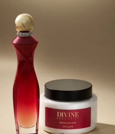 کرم بدن عطری دیواین اکسکلوسیو اوریفلیم Divine Exclusive Perfumed Body Cream — تصویر ۷