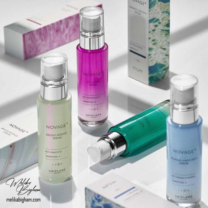 سرم روشن‌کننده و ضد پیری نوایج پلاس اوریفلیم Novage+ Bright Intense Serum — تصویر ۵