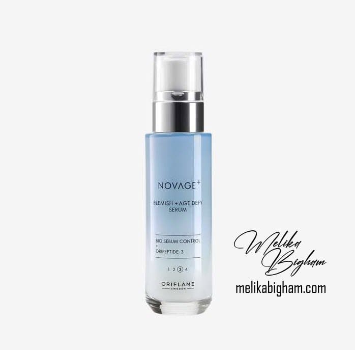 سرم بلمیش ضدجوش و ضد پیری نوایج پلاس اوریفلیم Novage+ Blemish + Age Defy Serum