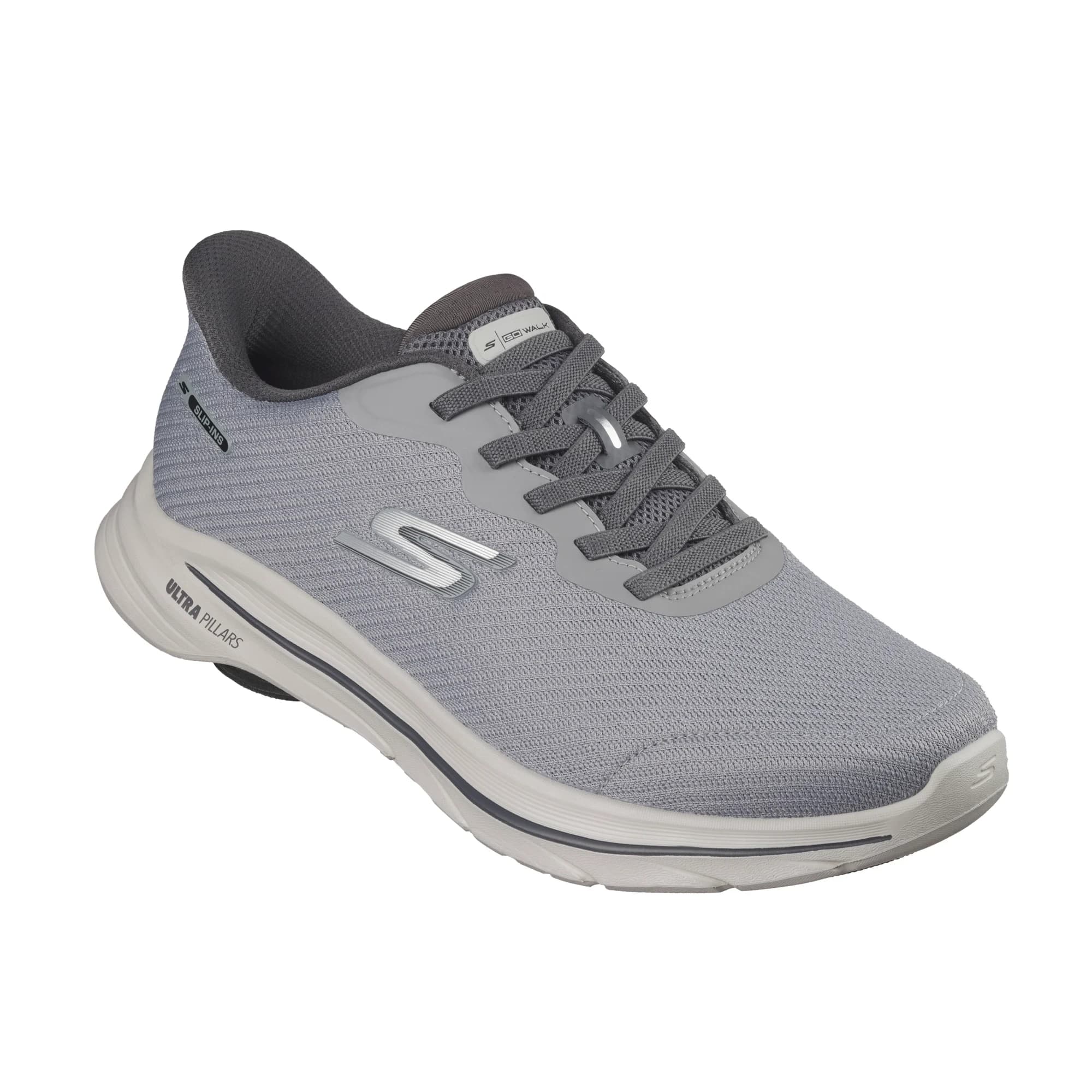 کفش مردانه اسکچرز مدل 216783 GRY Slip-ins: Go Walk 8 – Pate