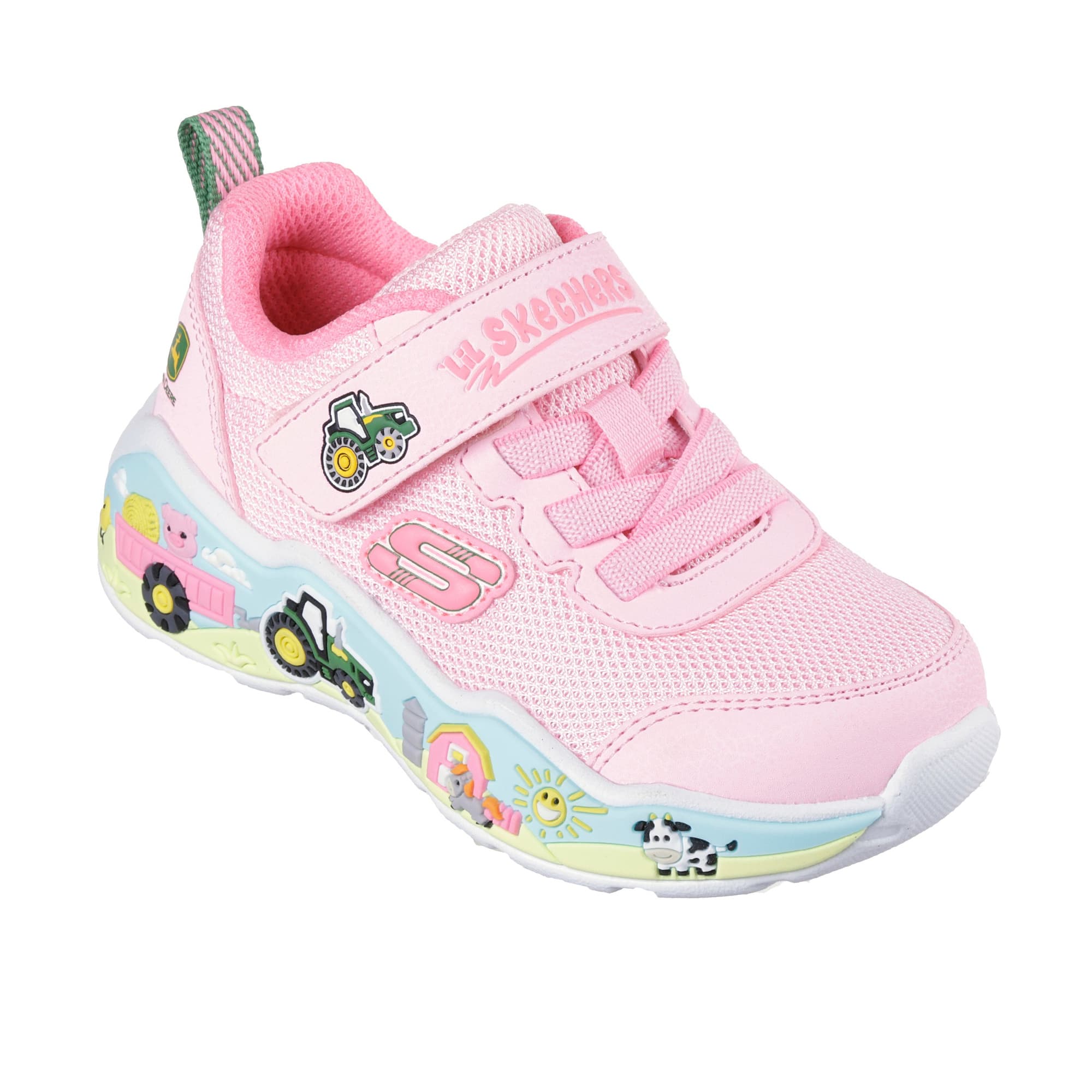 کفش خردسال دخترانه اسکچرز مدل 303187N PKMT John Deere: Play Scene – Farm Girlie — تصویر ۲
