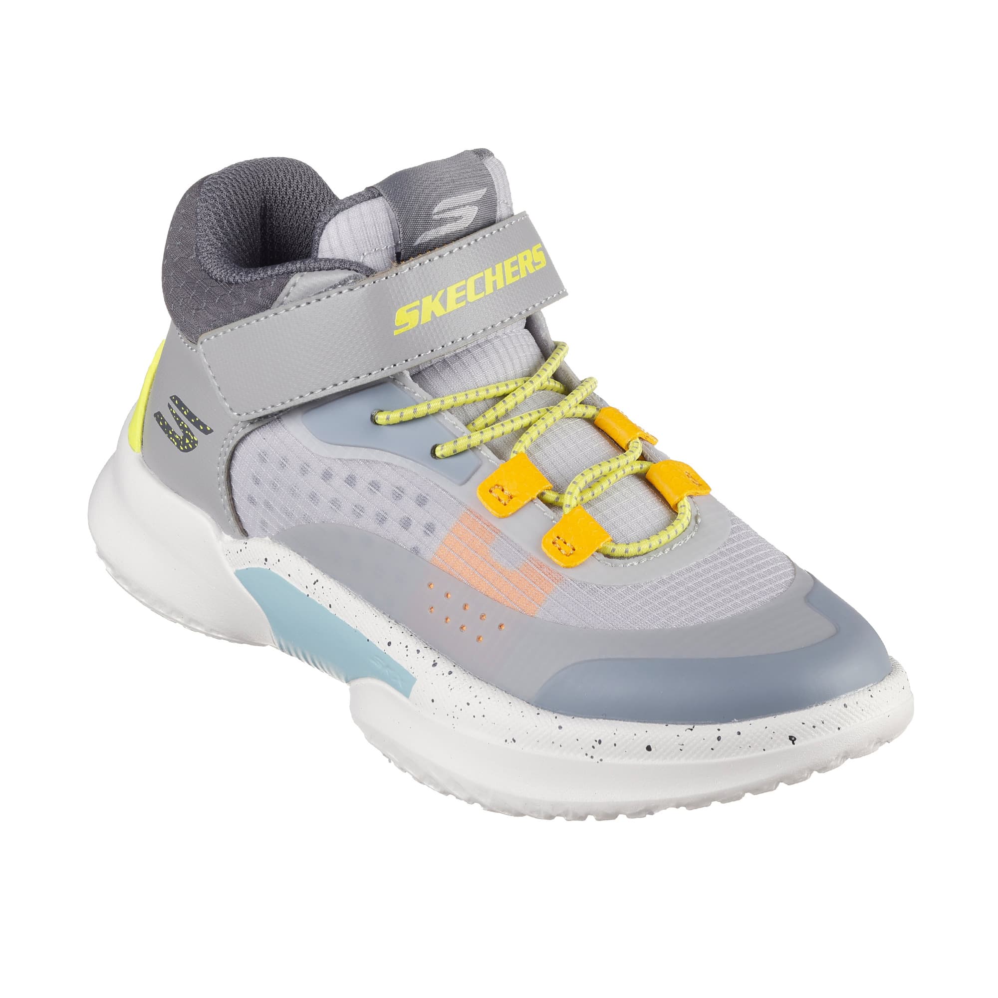 کفش ساق‌دار پسرانه اسکچرز مدل 406068L GYYL SKX Court Hype – Hooper-Hero — تصویر ۲
