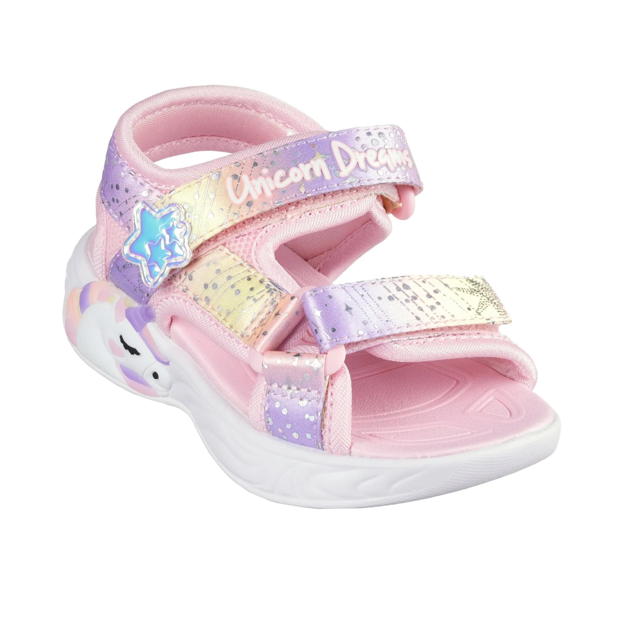 صندل خردسال دخترانه اسکچرز مدل 302682N LPMT Slights Unicorn Dreams Sandal – Majestic Bliss — تصویر ۲