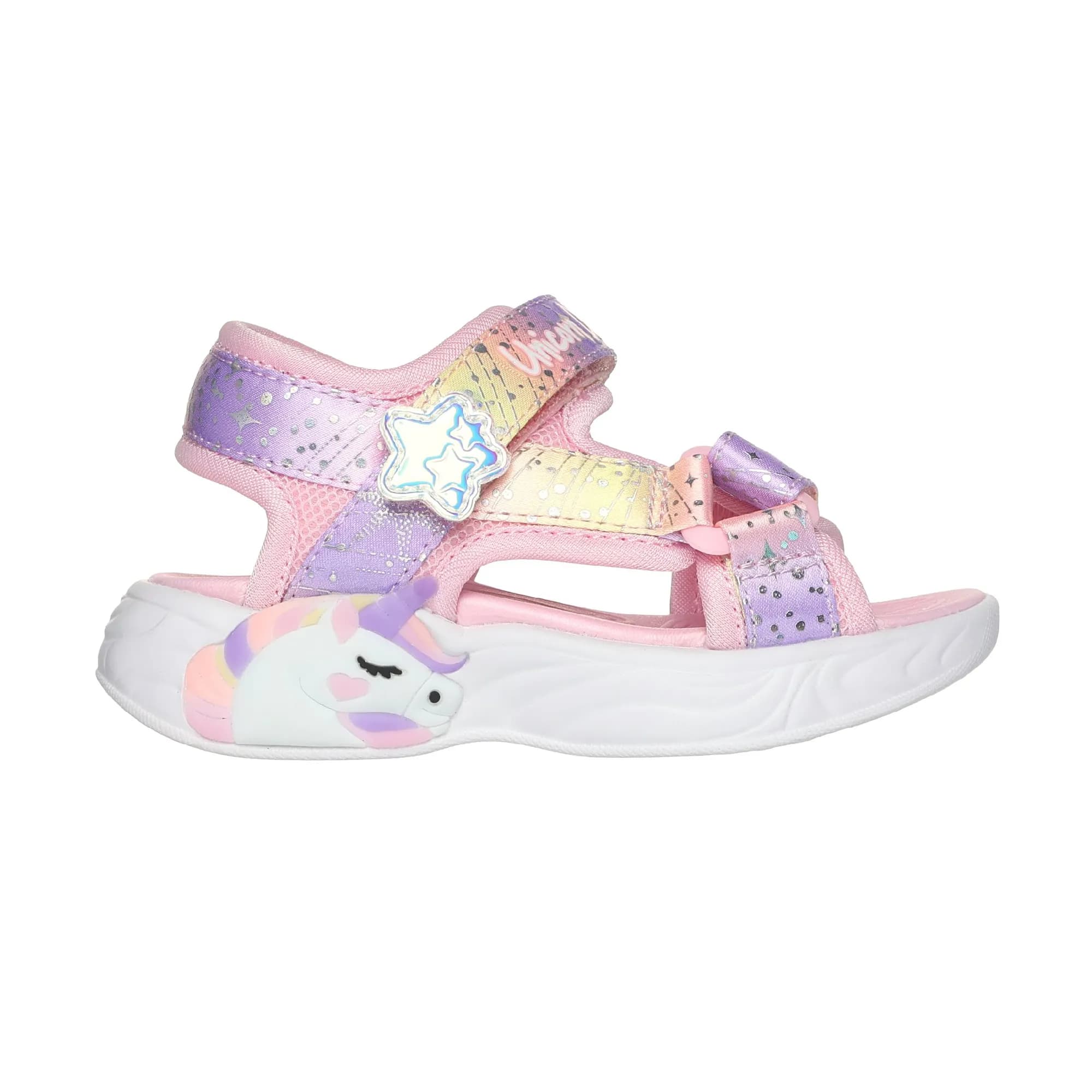 صندل خردسال دخترانه اسکچرز مدل 302682N LPMT Slights Unicorn Dreams Sandal – Majestic Bliss — تصویر ۳