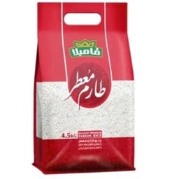 برنج طارم معطر خالص فامیلا وزن 4.5 کیلوگرم کیفیت عالی — تصویر ۳