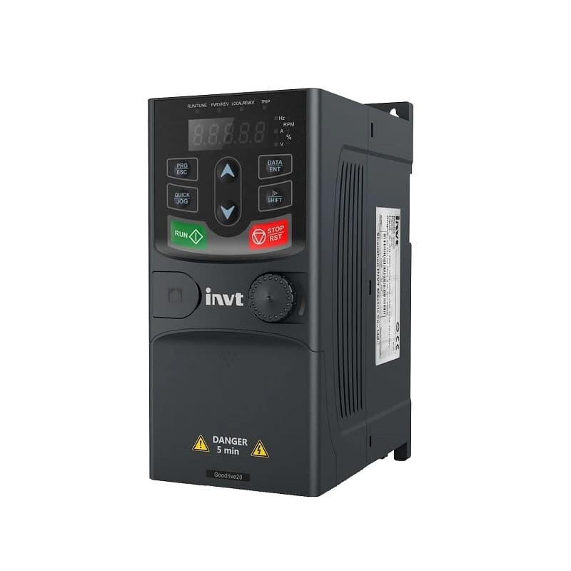 اینورتر اینوت GD20-2R2G-S2 (۲.۲ کیلووات تکفاز به سه فاز سنگین) با گارانتی