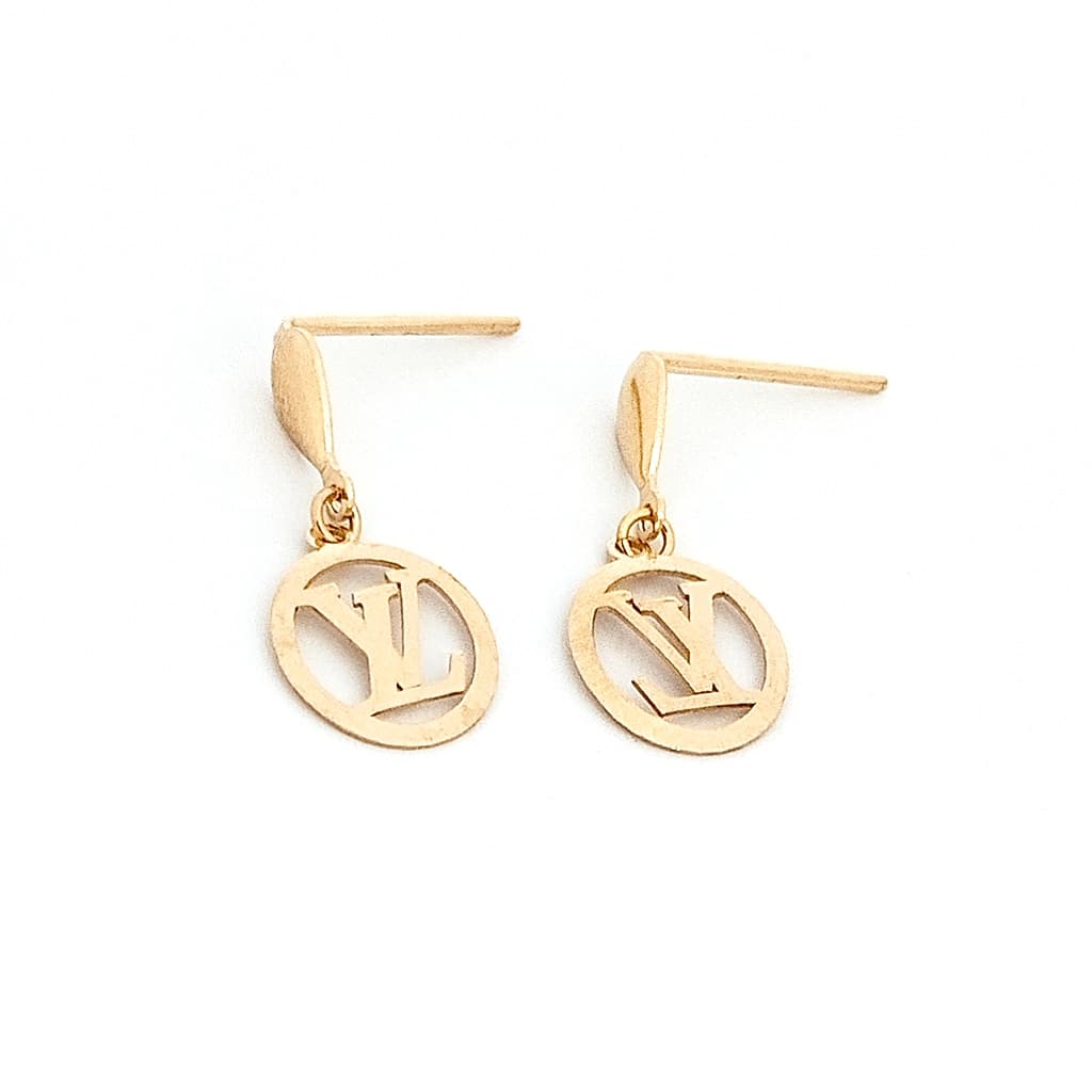 گوشواره طلا 18 عیار زنانه سوزیانا مدل آویز LV