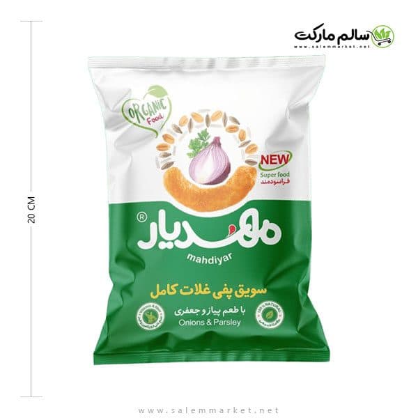 سويق پفی غلات مهديار | پياز و جعفری